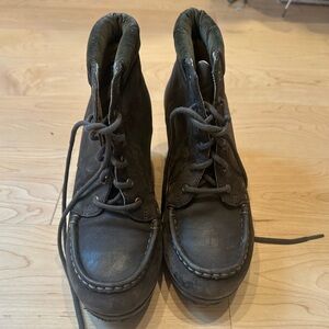 Clark’s originals Vogue Iris Leather Wedge Bootie